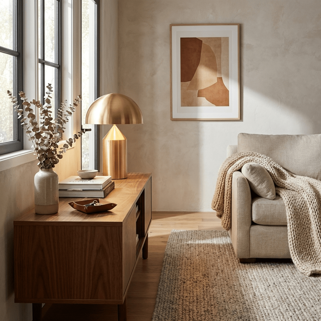 Atollo Geometric Metal Table Lamp