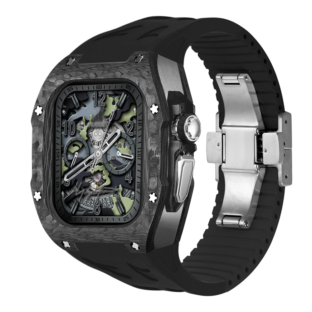 Kit de rénovation boîtier en fibre de carbone RM7006 pour Apple Watch Ultra