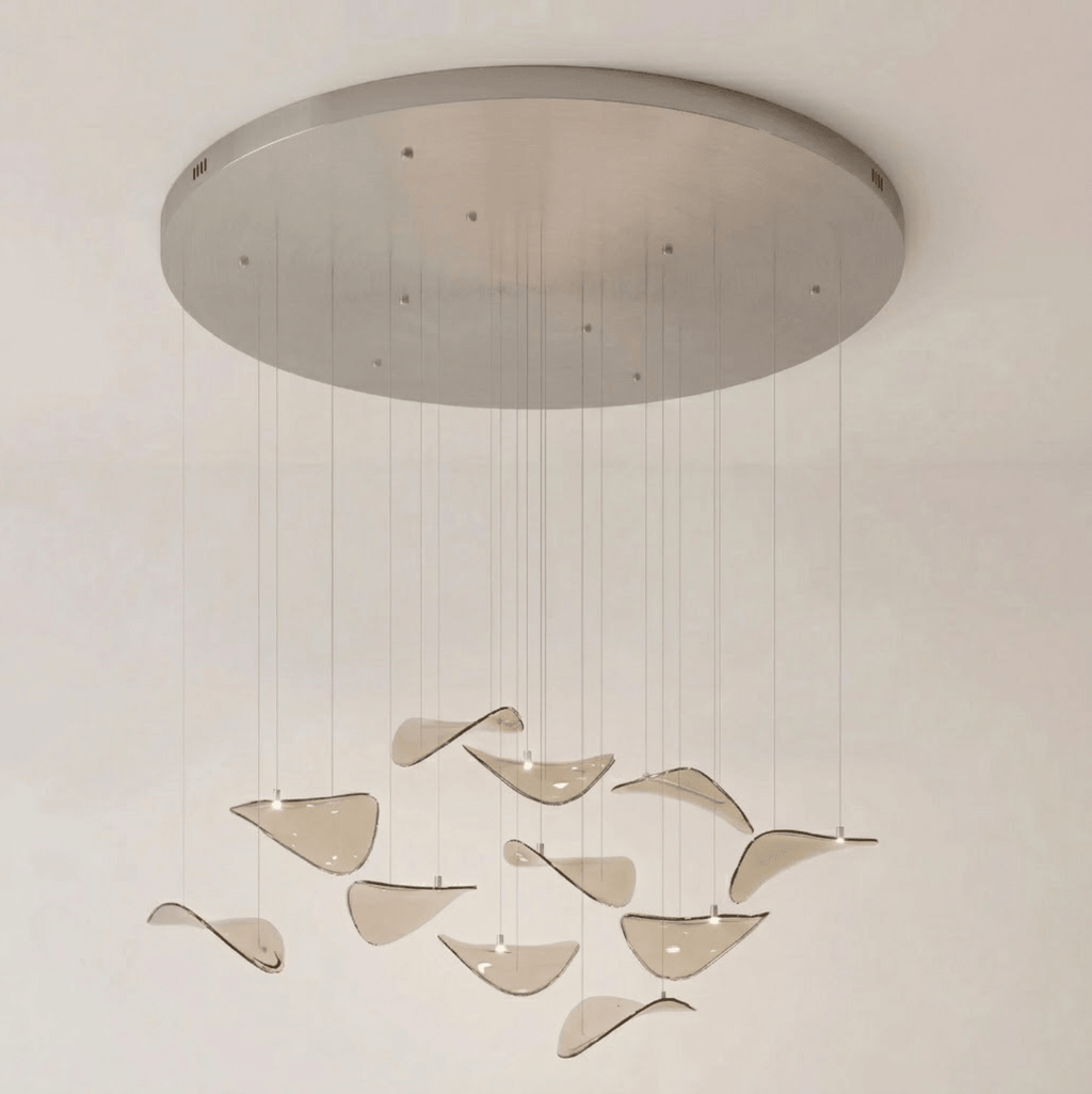 Wave Floating Leaf Chandelier - Vakkerlight