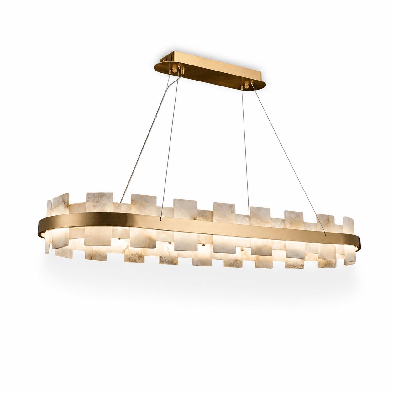 Alabaster Halo Chandelier - Vakkerlight