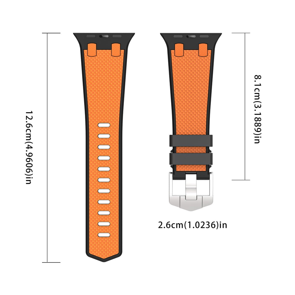 AP siliconen band met dubbele kleurmatching voor Apple Watch