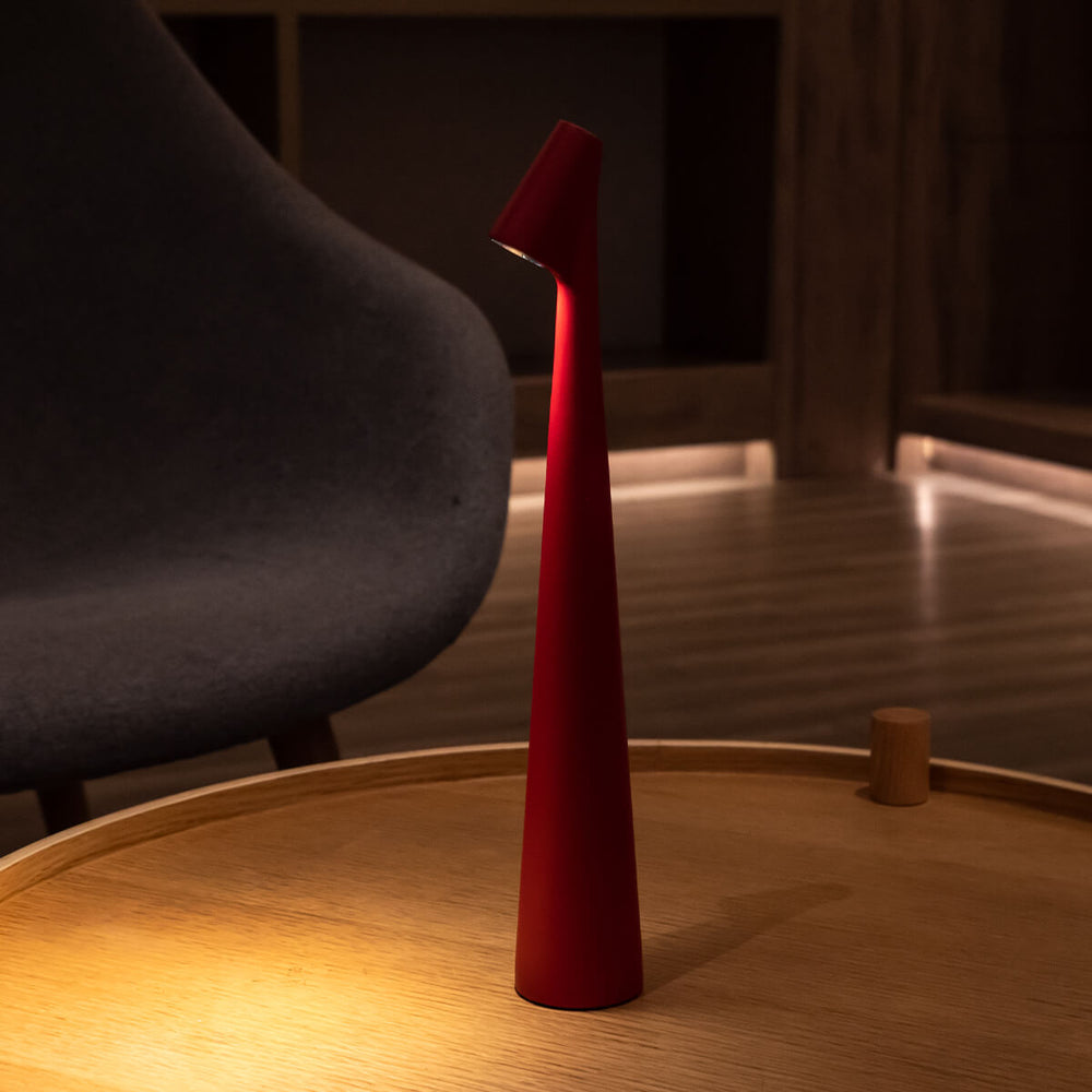 Északi stílusú, vezeték nélküli asztali lámpa, újratölthető és ízléses díszítés