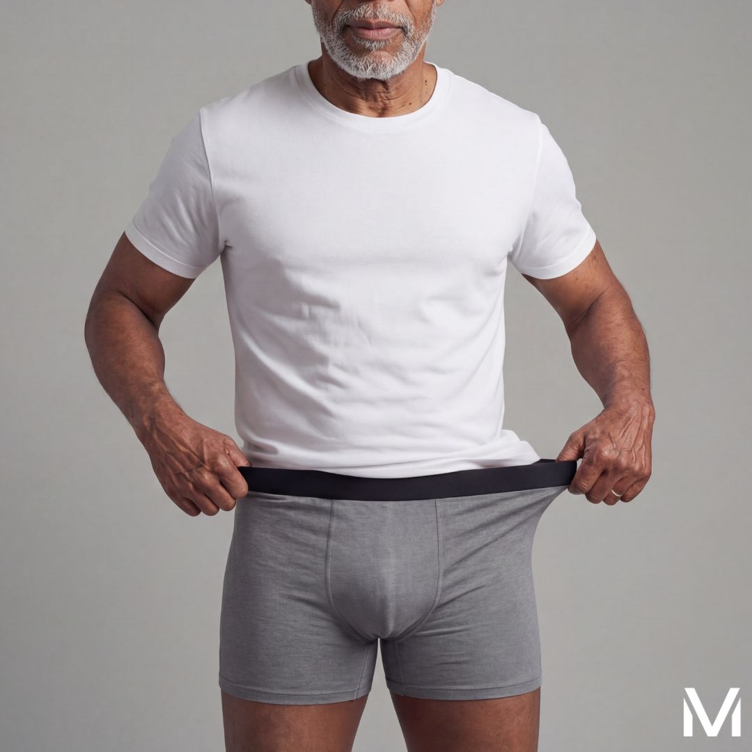 Férfi nedvszívó, szivárgásmentes boxeralsó – mosható, újrahasználható, S–8XL