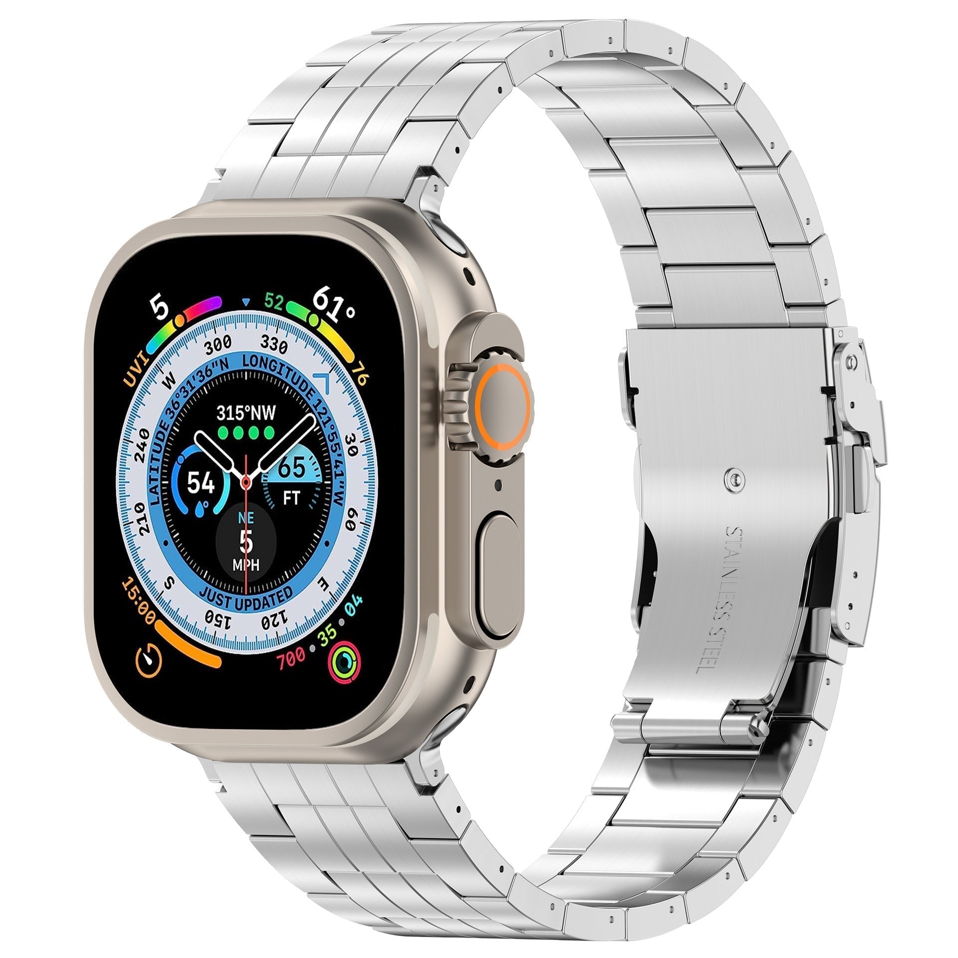Anilha de Titânio para Apple Watch - Superior