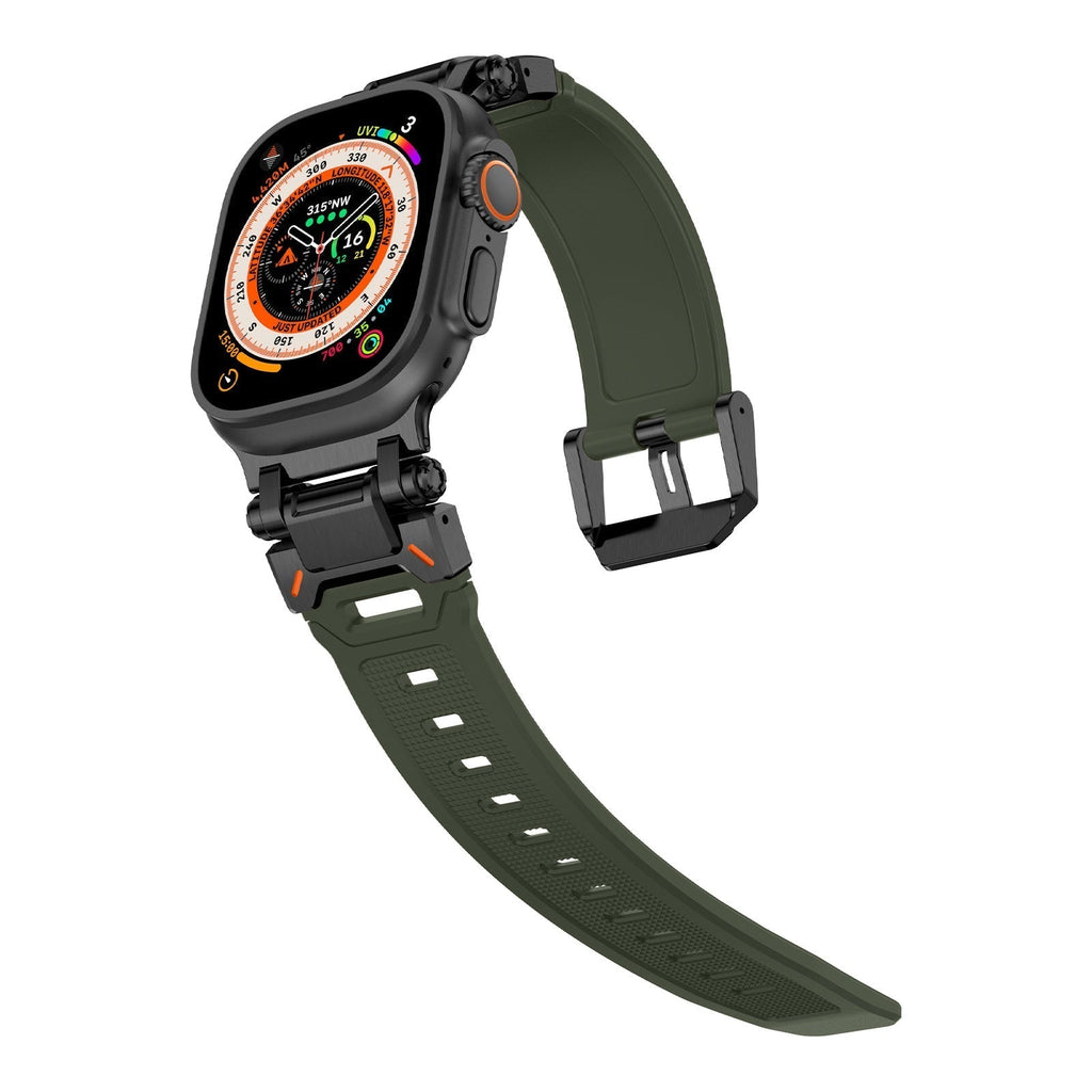Explorer Tactical Fluoro Rubber Apple Watch Bandje