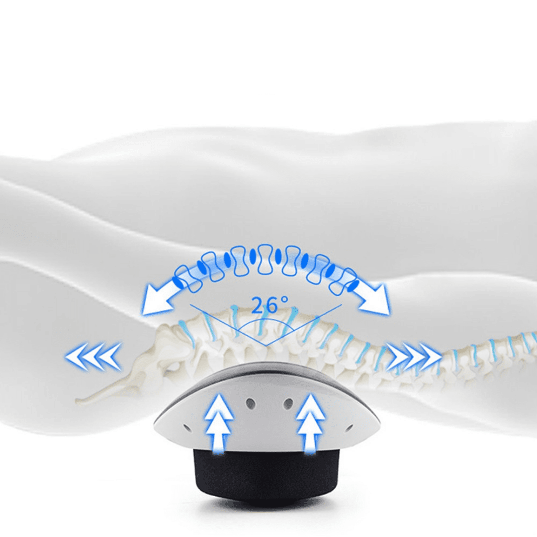 LuminaRelief Lumbar Traction Device For Lower Back Pain