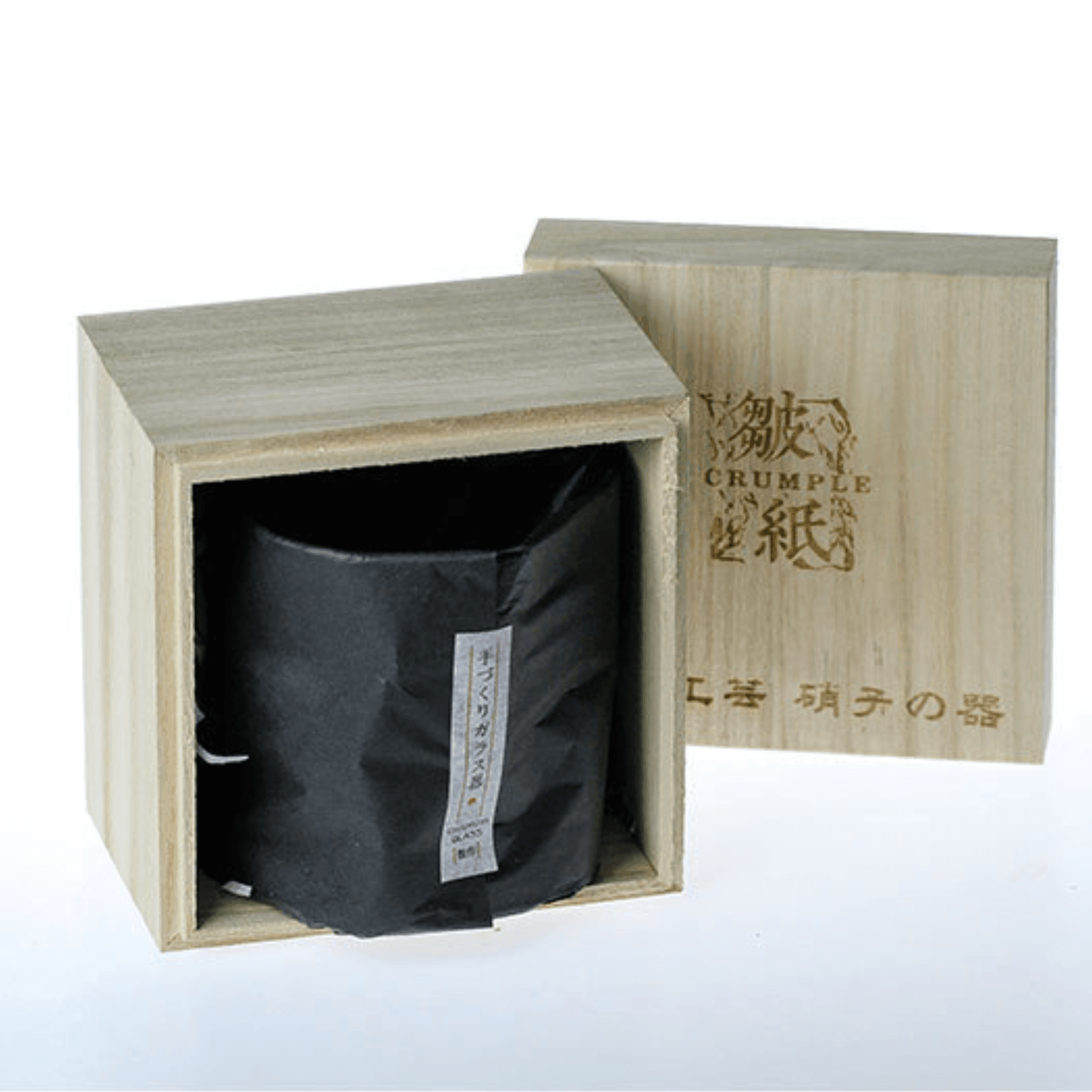 כוס וויסקי גוף מקומט Edo Kiriko יפני