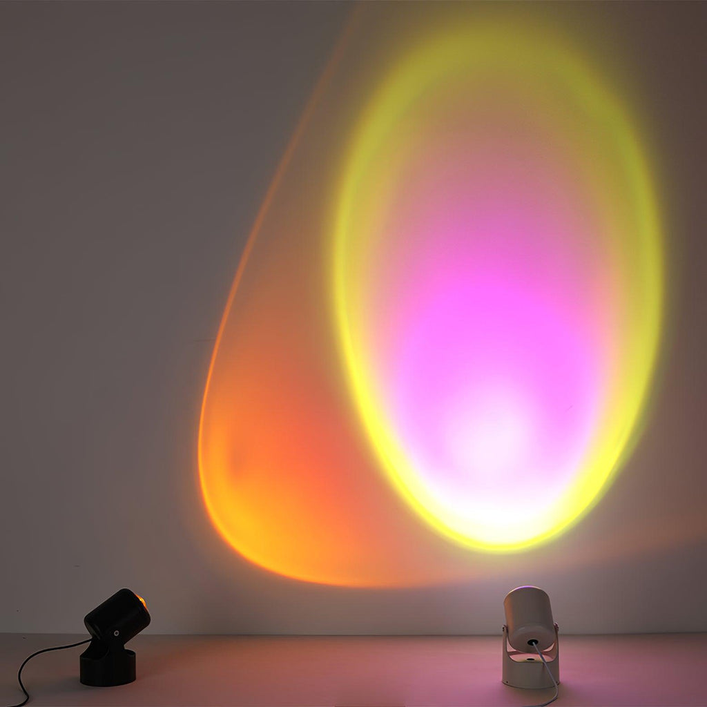 Compact LED Sunset Projection Light — Table Lamp