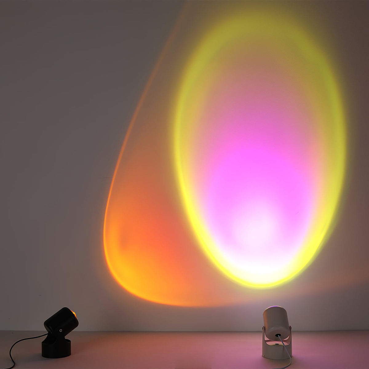 Compact LED Sunset Projection Light — Table Lamp