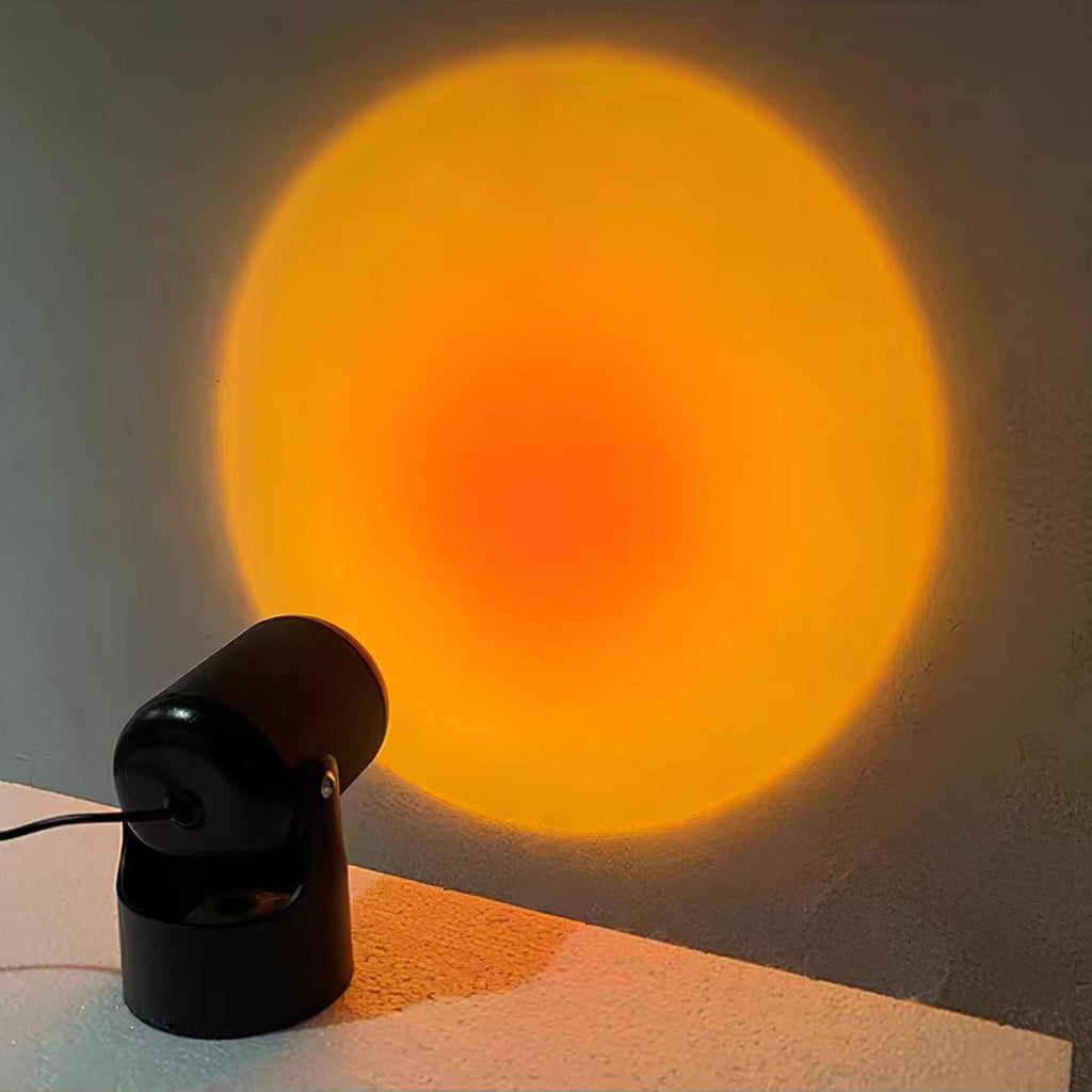 Compact LED Sunset Projection Light — Table Lamp