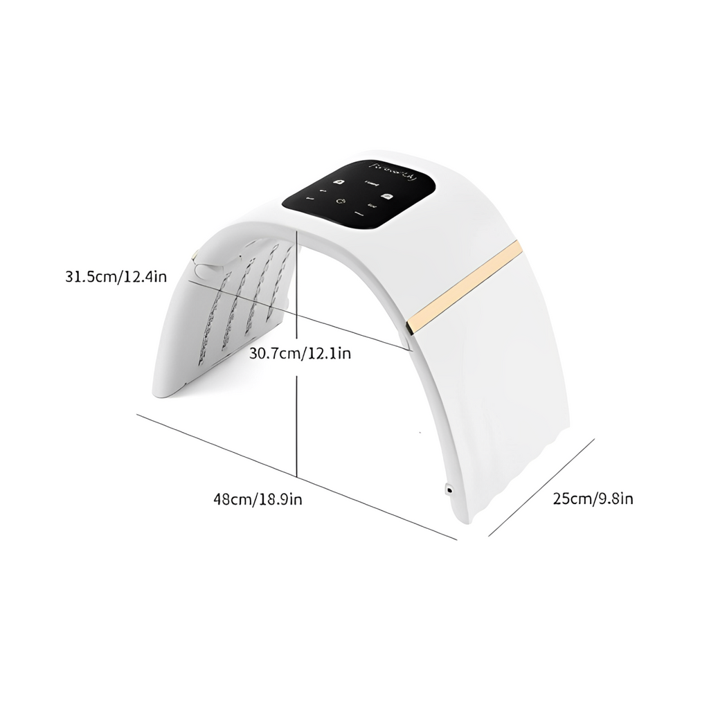 Dispositivo di terapia luminosa a fotoni LED PDT a 7 colori per la cura della pelle