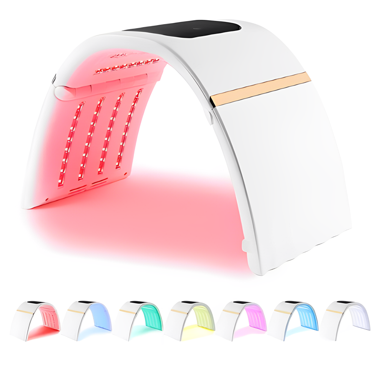 Dispositivo di terapia luminosa a fotoni LED PDT a 7 colori per la cura della pelle