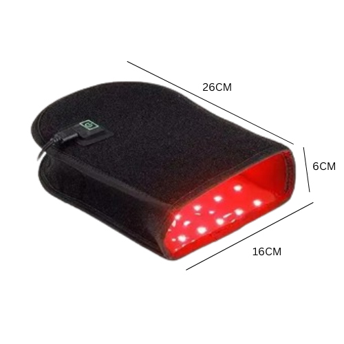 Gants de thérapie par lumière rouge pour l'arthrite, soulagement de la douleur du poignet et de la main, proche infrarouge