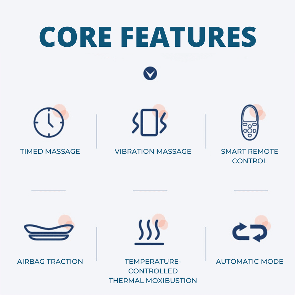 LuminaRelief Lumbar Traction Device For Lower Back Pain