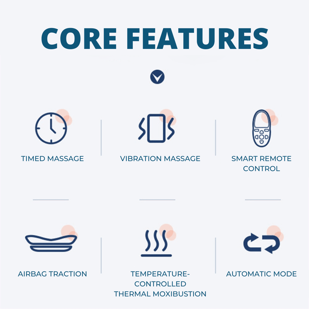 LuminaRelief Lumbar Traction Device For Lower Back Pain
