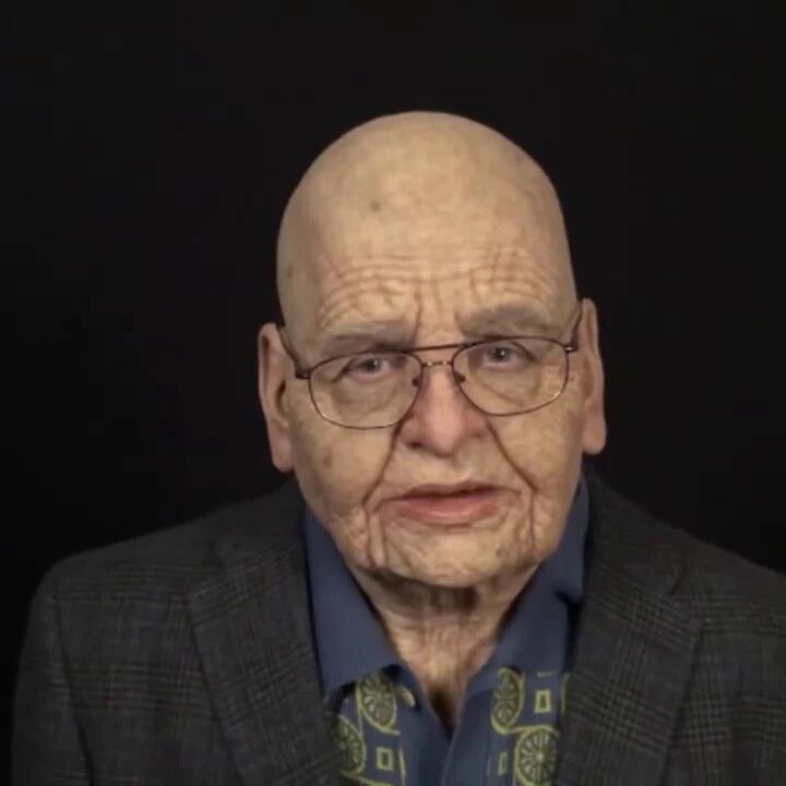 قناع الرجل العجوز المخيف نايت جلووم: قناع هالوين واقعي من اللاتكس للكبار