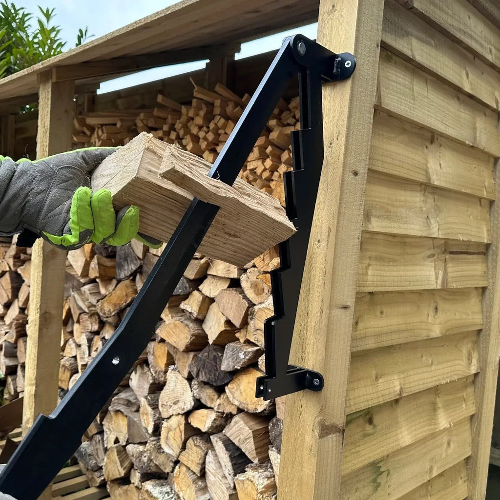 ForestPulse Wandmontierter Holzspalter zum Spalten von Holz