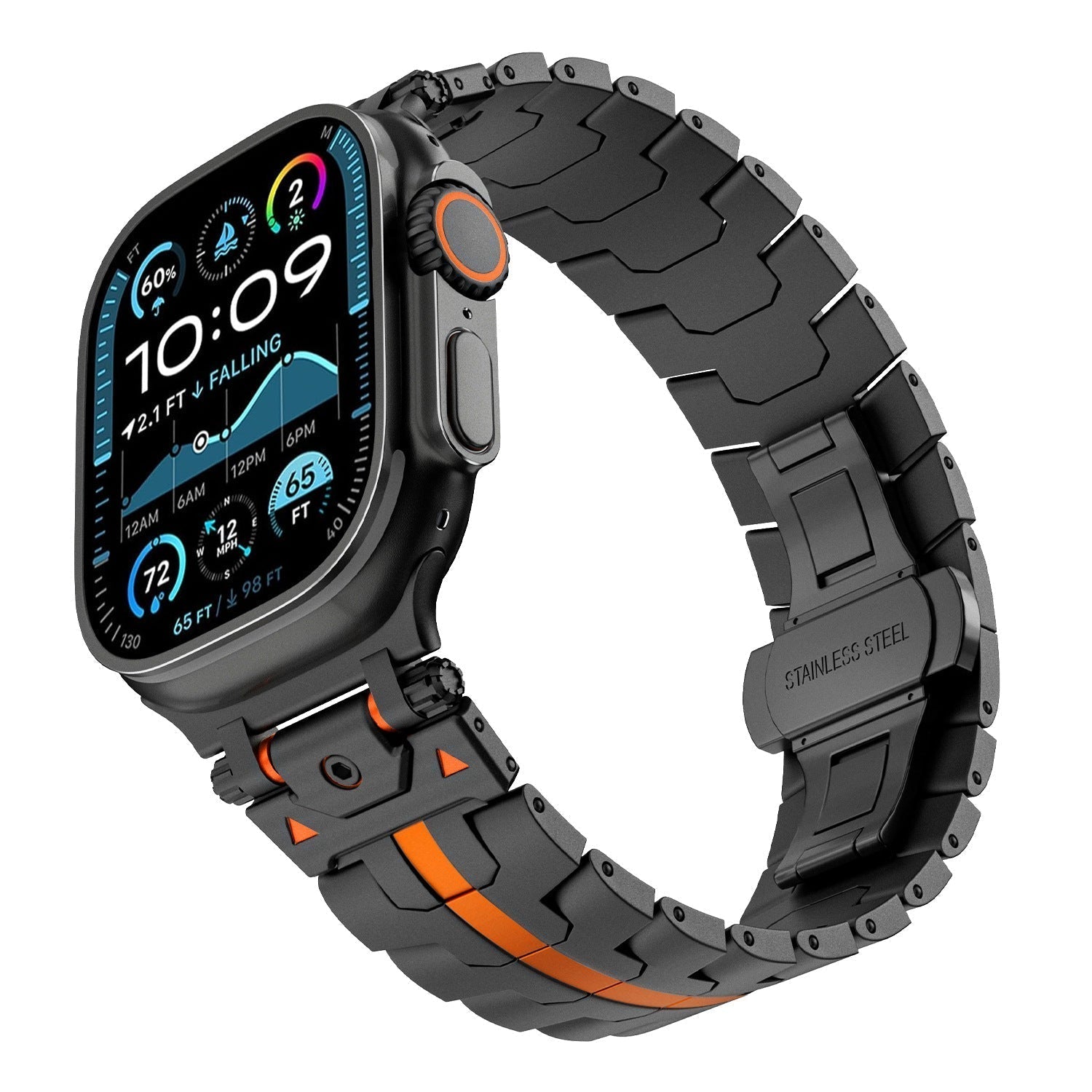 Mech Warrior fém óraszíj Apple Watch-hoz