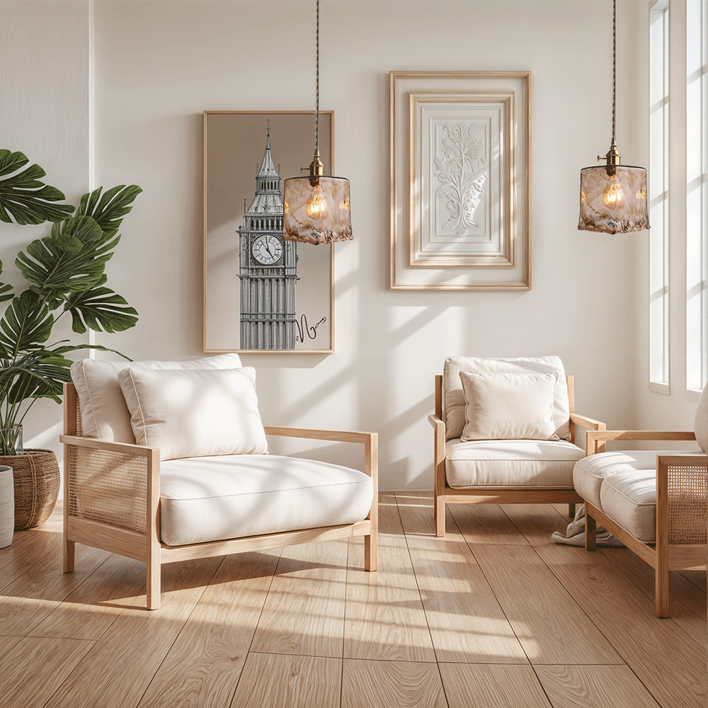 Larensa Plafonieră din sticlă | Orntli