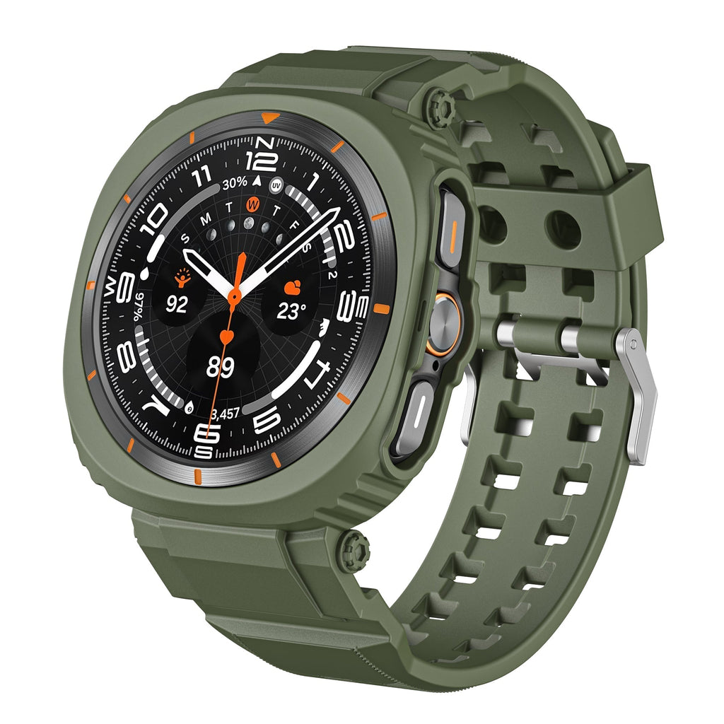 Urheilullinen TPU-ranneke + kotelo Samsung Galaxy Watch Ultra 47 mm:lle