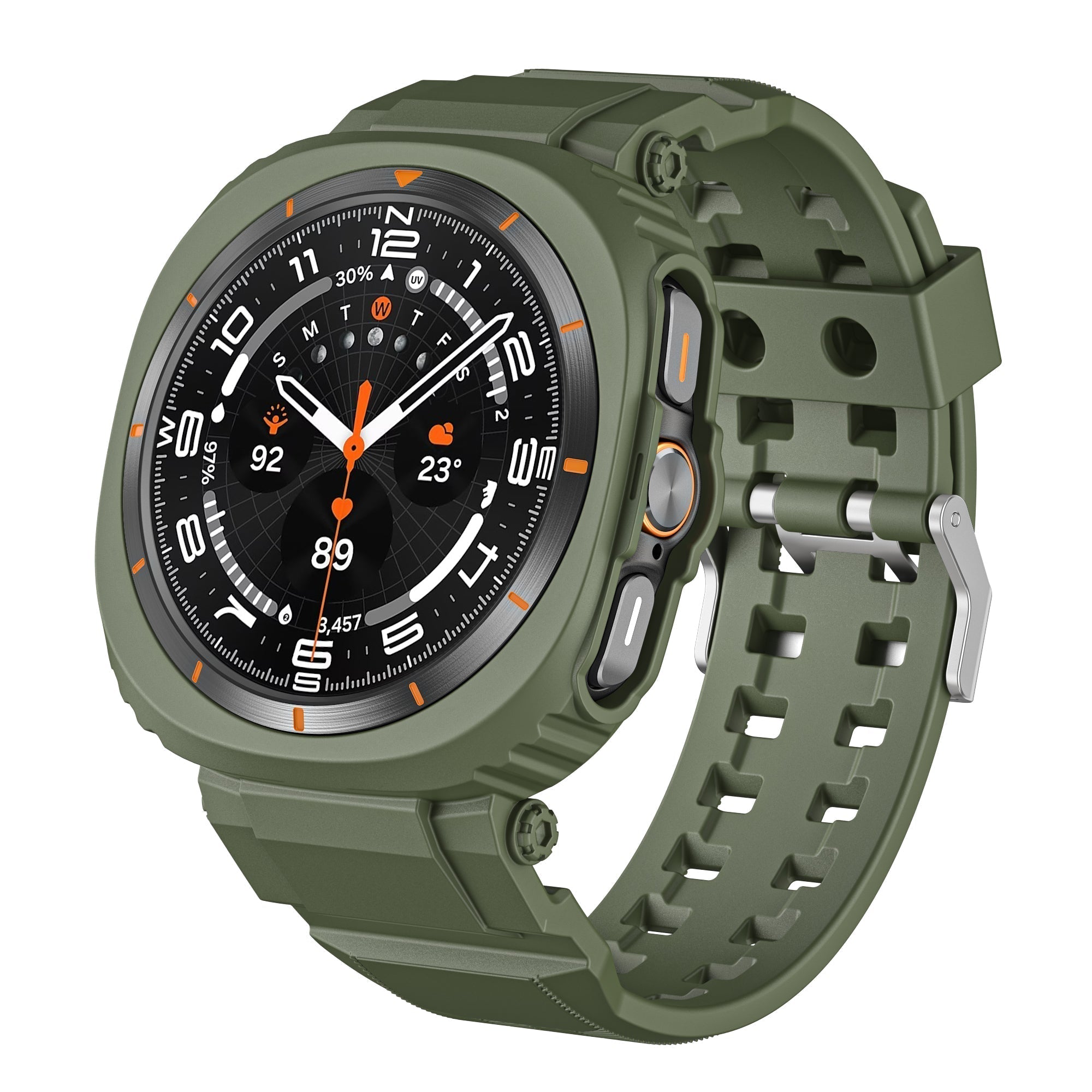 Urheilullinen TPU-ranneke + kotelo Samsung Galaxy Watch Ultra 47 mm:lle