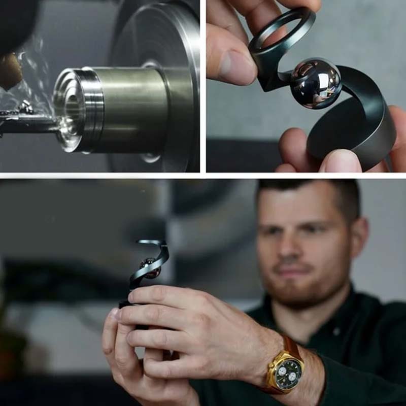 Levity Orbit Edição Brinquedo de Secretária Cinético que Desafia a Gravidade