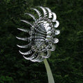 Neue rostfreie magische Metall-Windmühle und kinetische Windwirbler