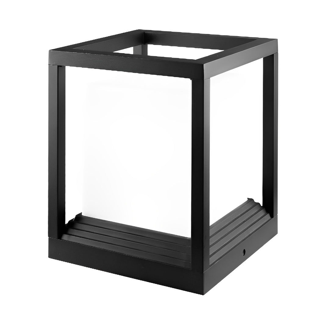 Moderní LED svítidla na sloupky terasy Roberta — minimalistické současné provedení