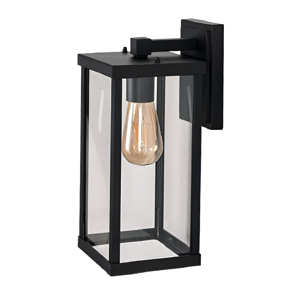 Lampada da parete rettangolare Amer in vetro, design moderno