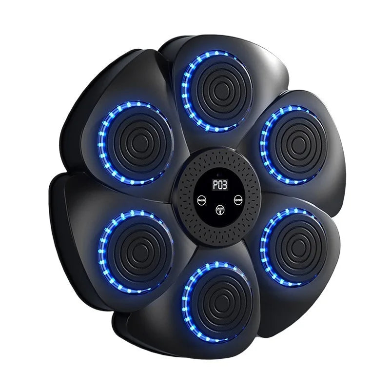 Machine de boxe musicale intelligente pour entraînements interactifs de frappe