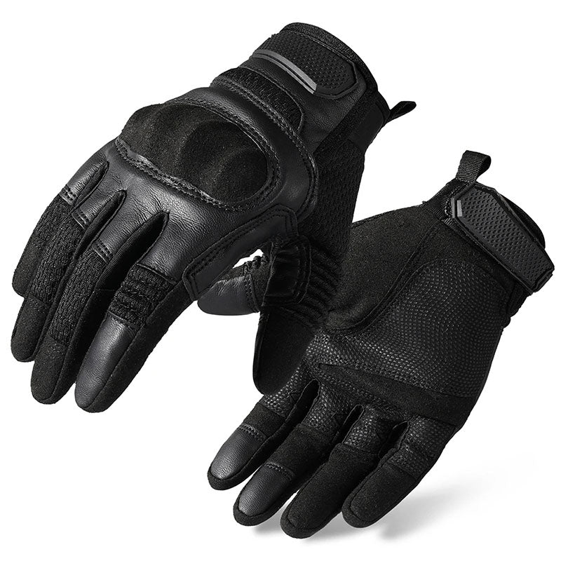 Gants en cuir compatibles avec écran tactile