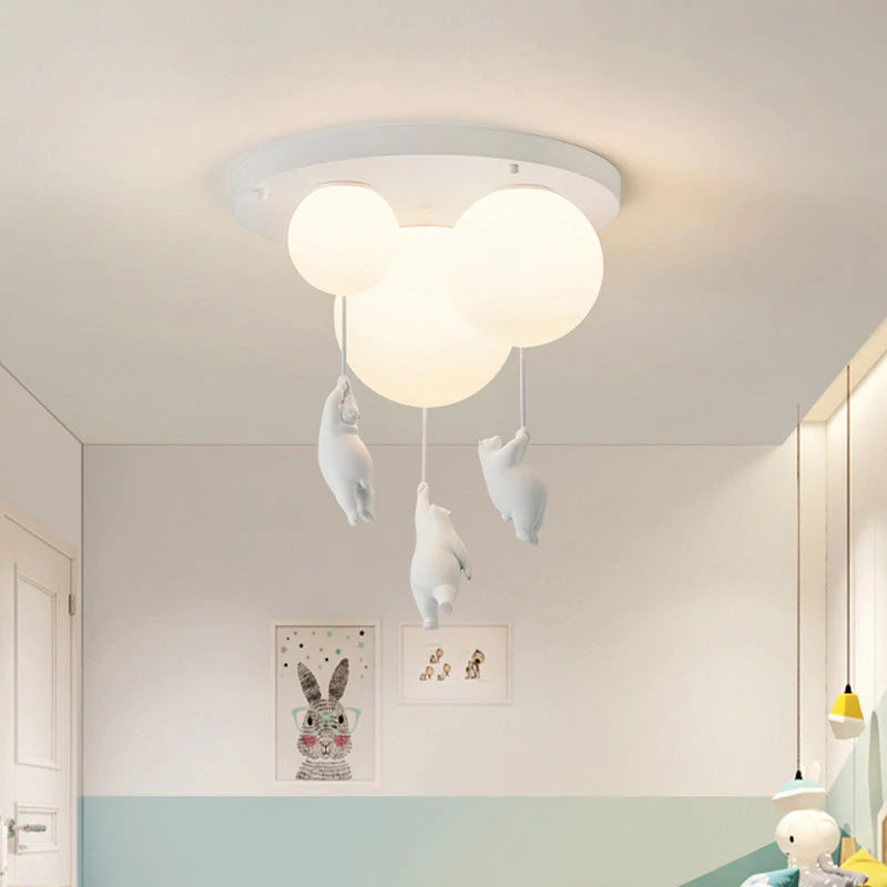 Cora Bear Balloon Ceiling Pendant Light For Kids Room