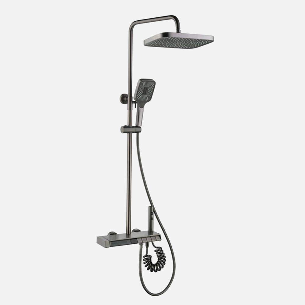 带温度数字显示的智能浴室淋浴系统