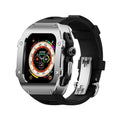 Řada RM Vanguard - Fluorokaučukový pásek Nerezové ocelové pouzdro pro Apple Watch Ultra