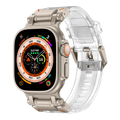 Új titán fém fej szilikon szíj Apple Watch-hoz