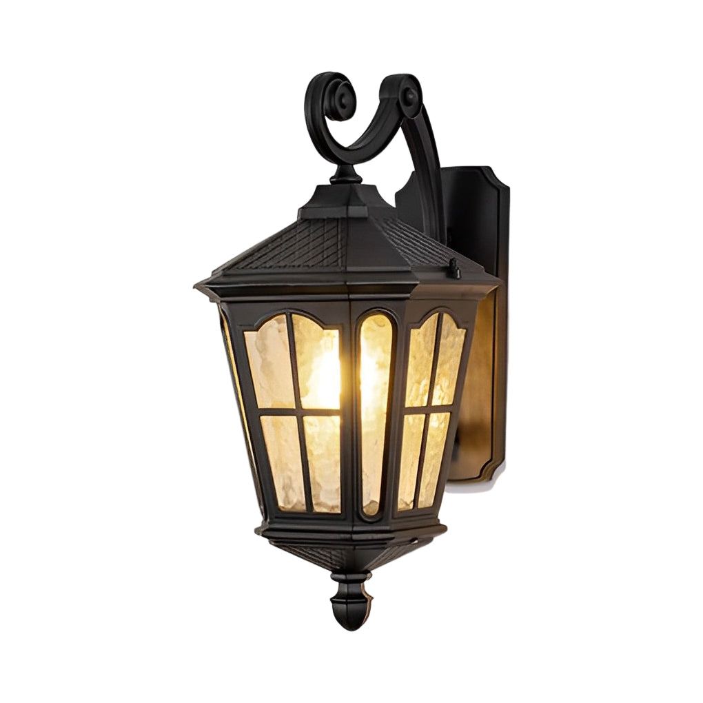 Vintage lampa ścienna LED Renee — retro design zewnętrzny