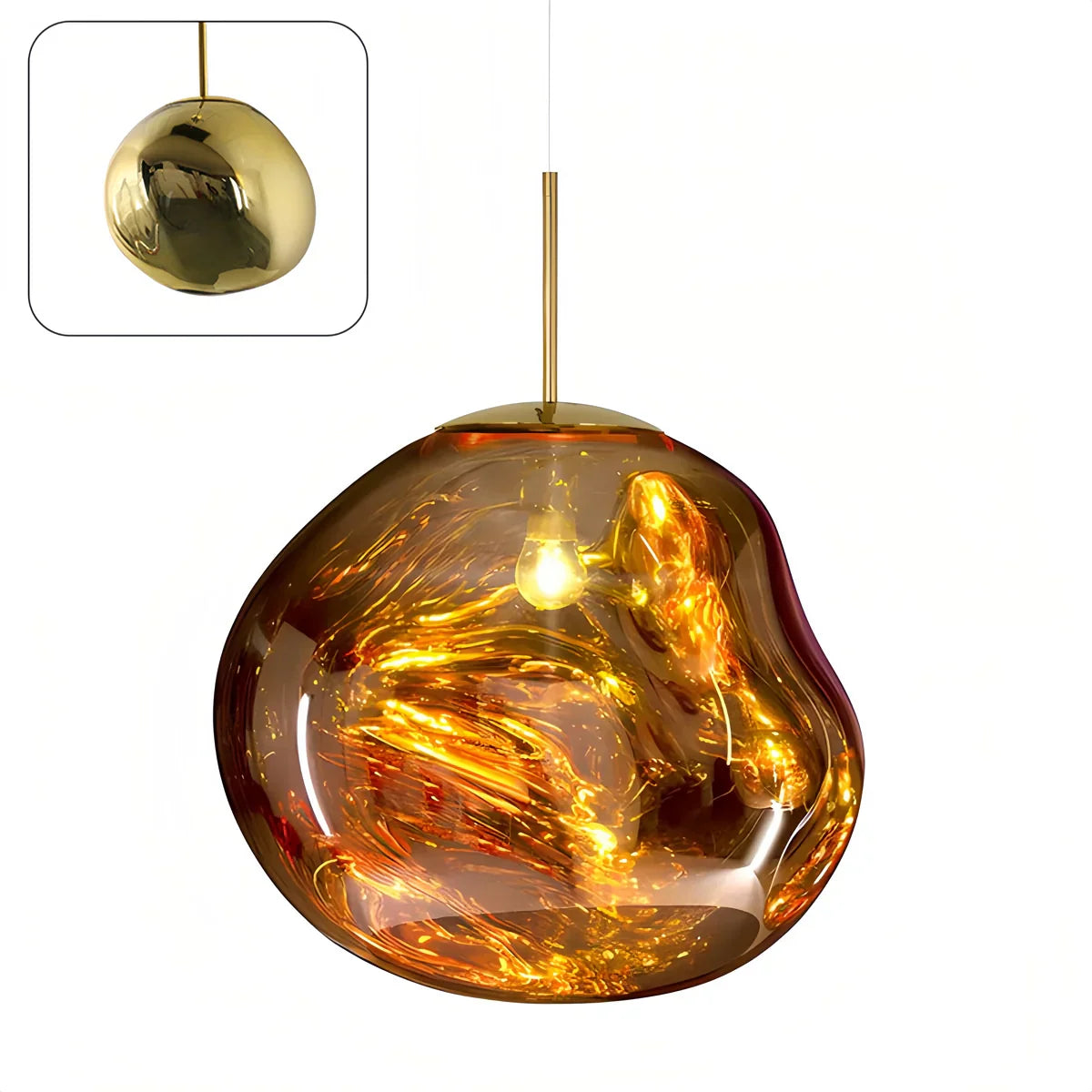 Lampu Gantung Lava Moden untuk Bilik Makan - Orntli