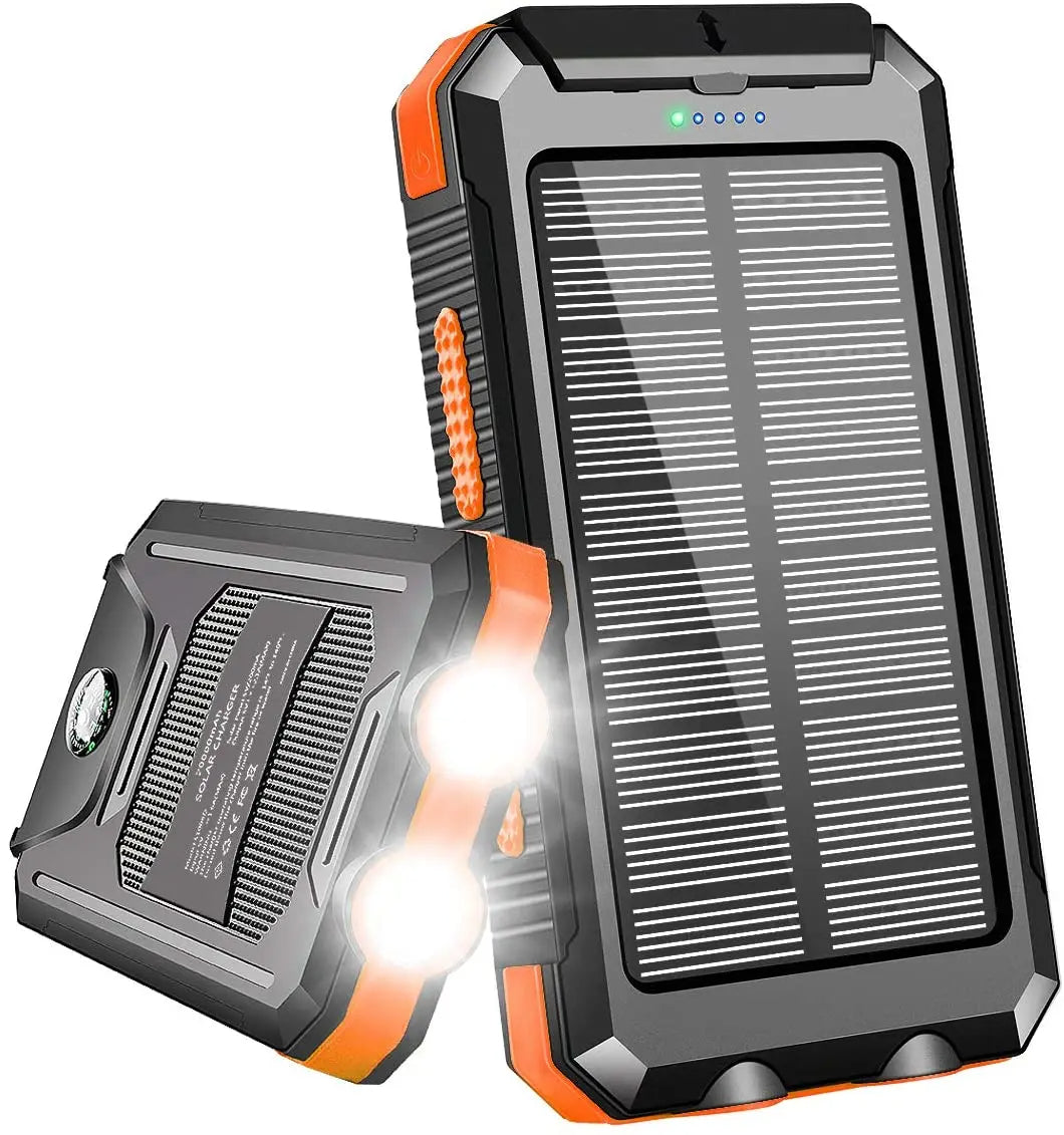 IP67防水 太陽光発電 携帯用蓄電池 500000mAh
