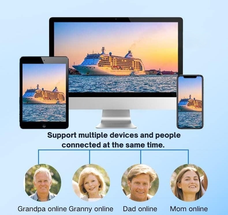 Kamera Keselamatan WiFi Tanpa Wayar NovaGuard 1080P, Tahan Cuaca dan Dikawal Melalui Aplikasi