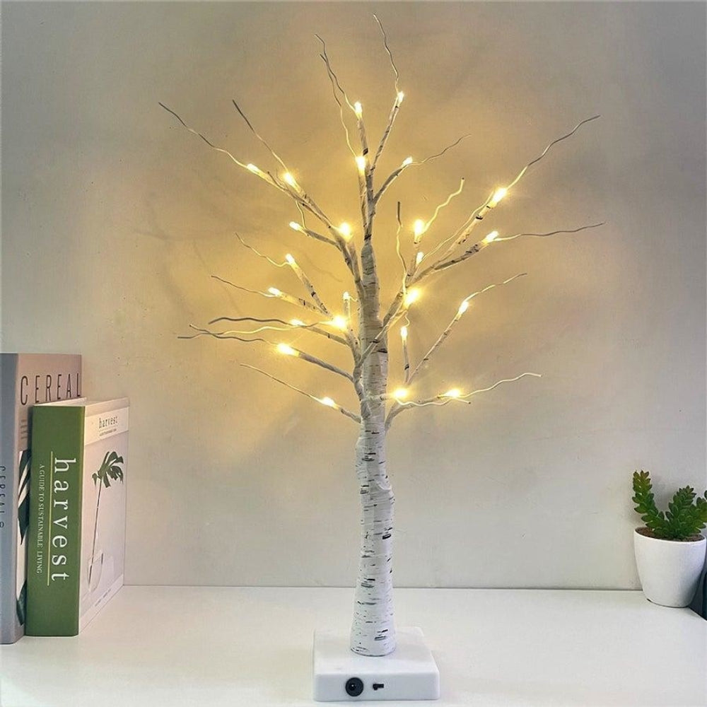 Decorazione Albero di Betulla Incantata Illuminata