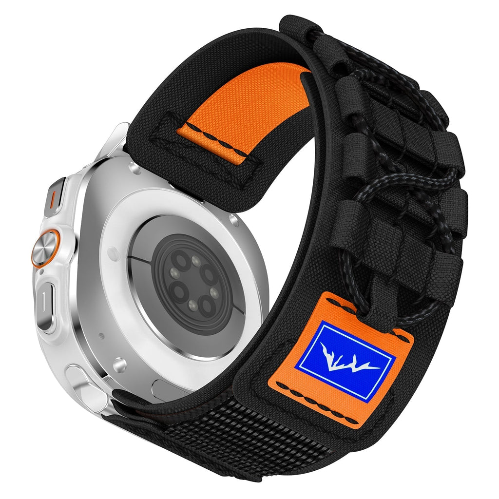 Uppgraderat slitstarkt nylonarmband för Samsung-klocka Ultra
