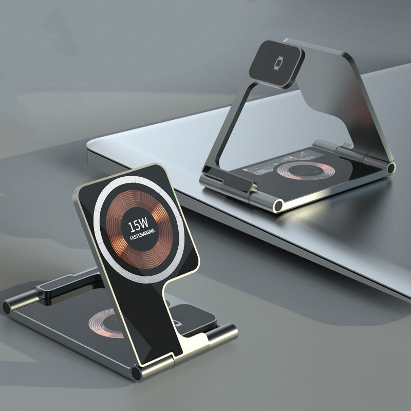 T25-3v1 Bezdrátová nabíjecí stanice pro hodinky Apple a iPhone