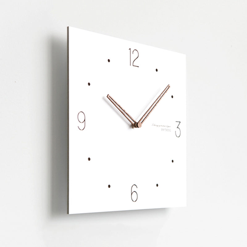 Reloj de Pared Cuadrángulo Blanco Serie