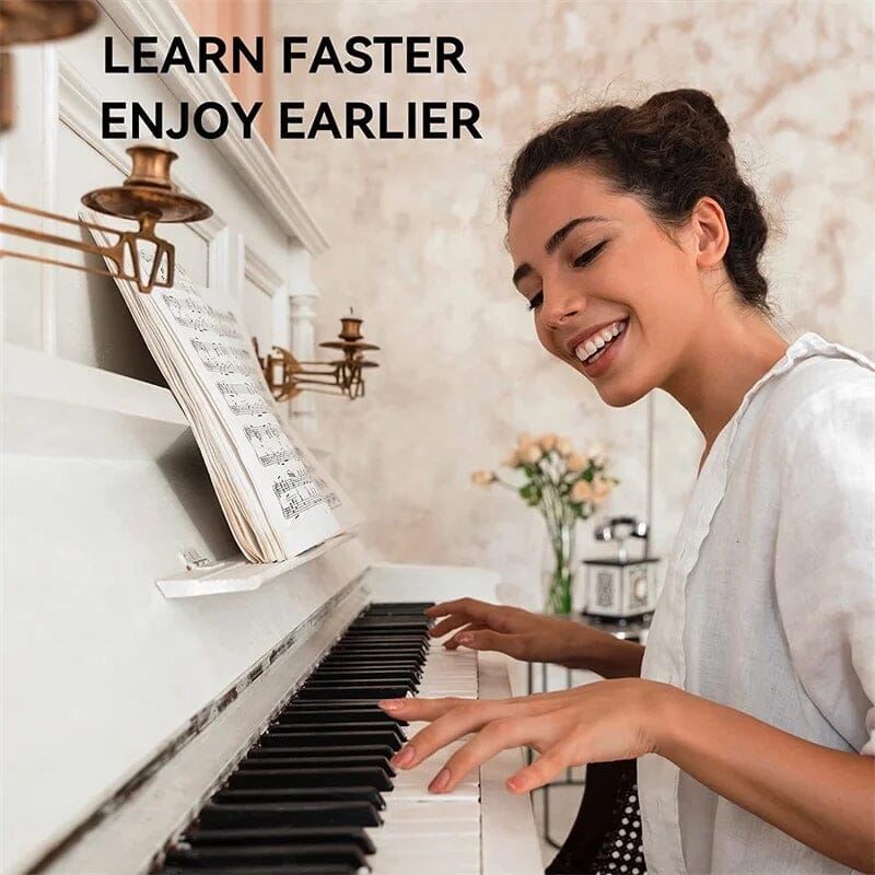 Etichette rimovibili per tasti di pianoforte KeyAssist per principianti