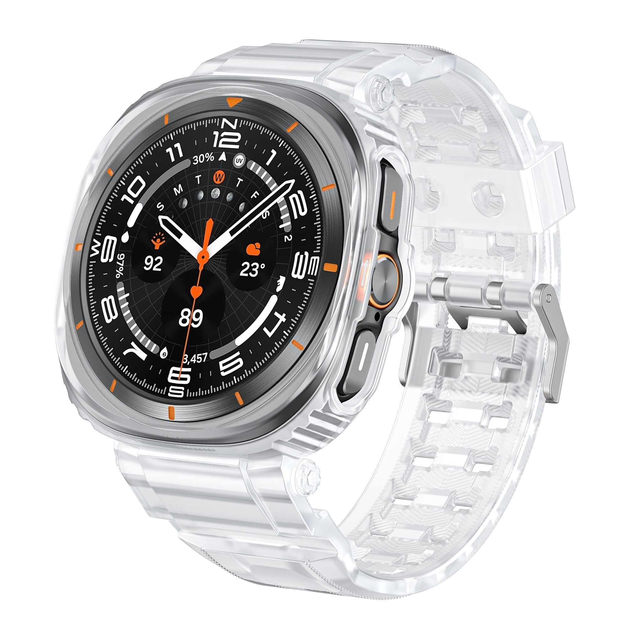 Urheilullinen TPU-ranneke + kotelo Samsung Galaxy Watch Ultra 47 mm:lle