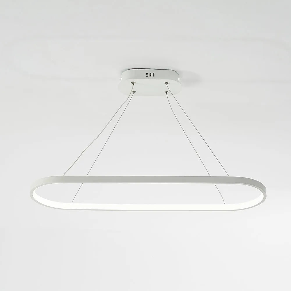 Lampada a sospensione ovale minimalista Junel