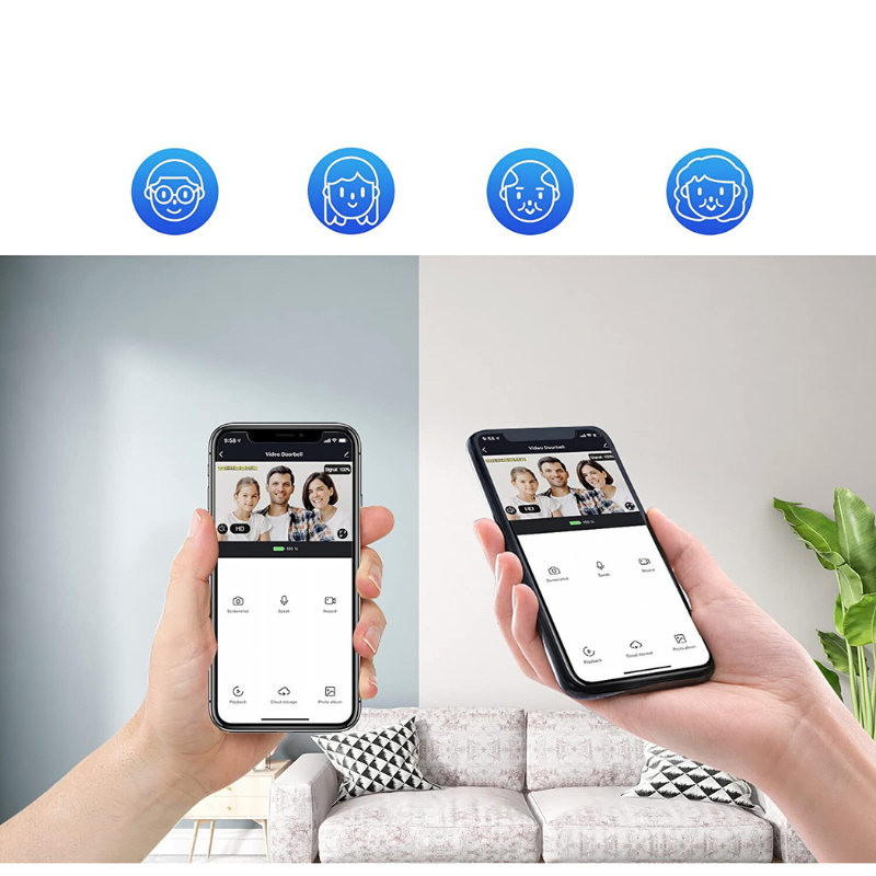 VigilEye | ワイヤレス1080Pビデオドアベル | Orntli