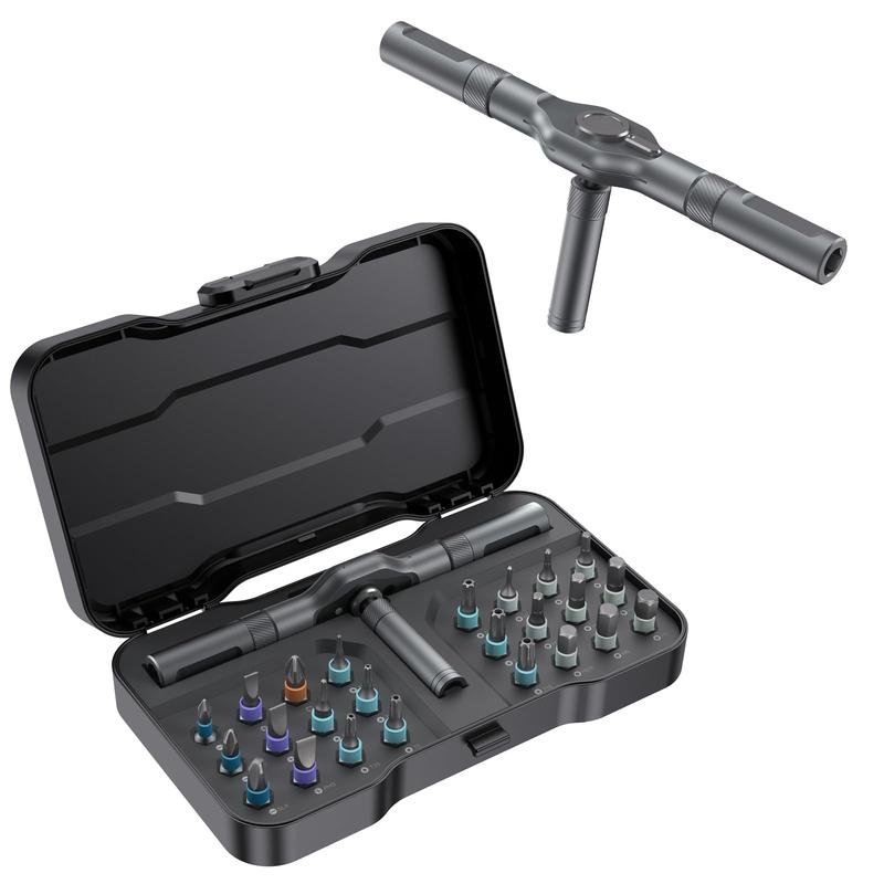 42-in-1 Magnetic Ratcheting Screwdriver Set – S2 Steel Bits, Compact Case