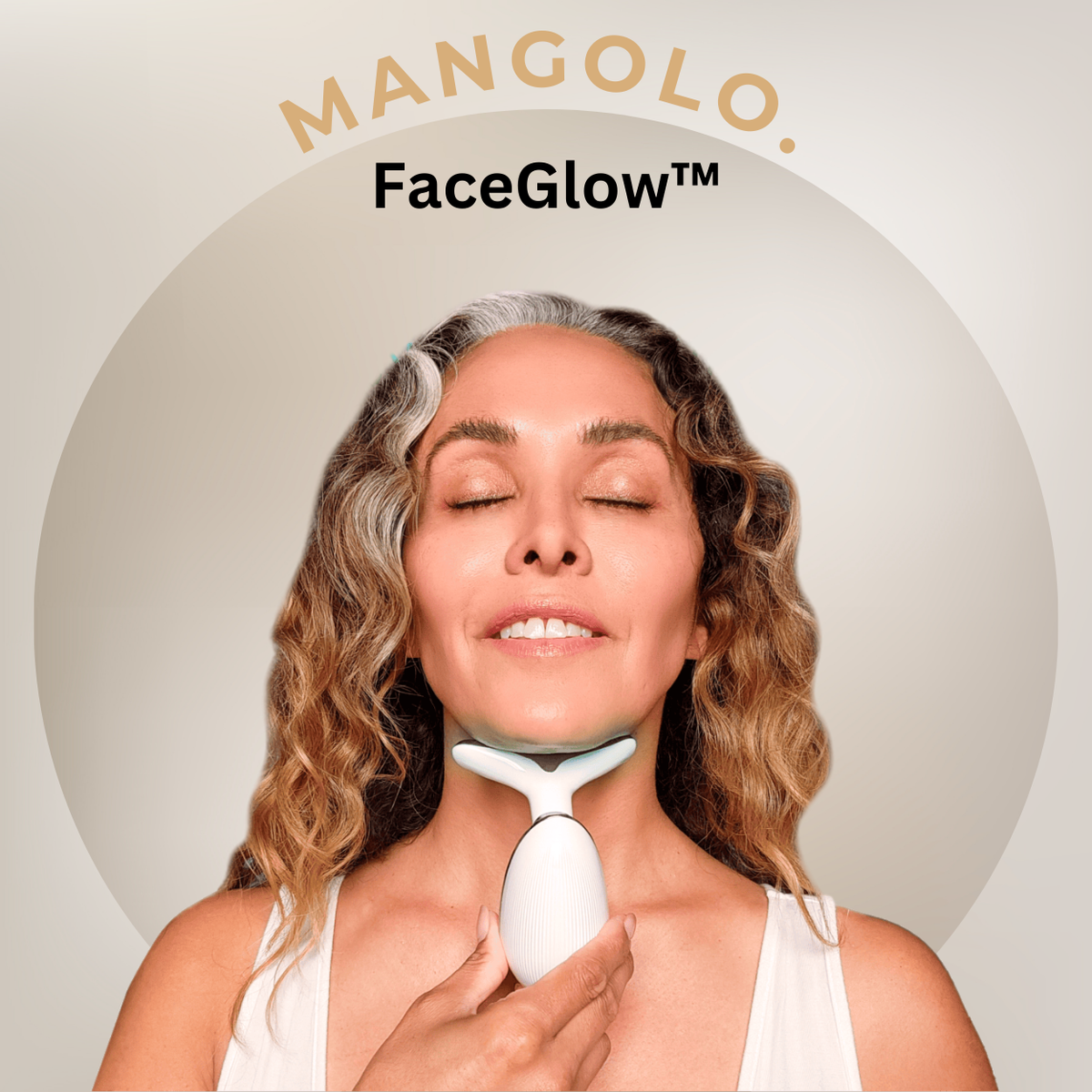 FaceGlow - Urządzenie do masażu twarzy, redukujące zmarszczki i ujędrniające