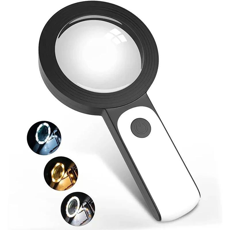 Lupa BrightLens 30x para Personas Mayores y Lectura